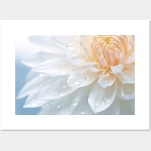 Chrysanthemum Flower Petal Nature Serene Posters and Art